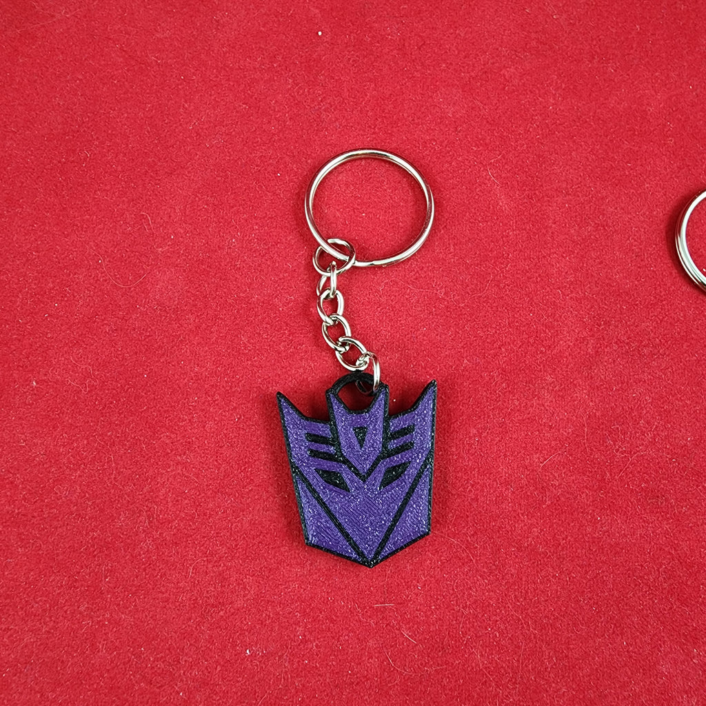 Robot Logo Keychain set of 6