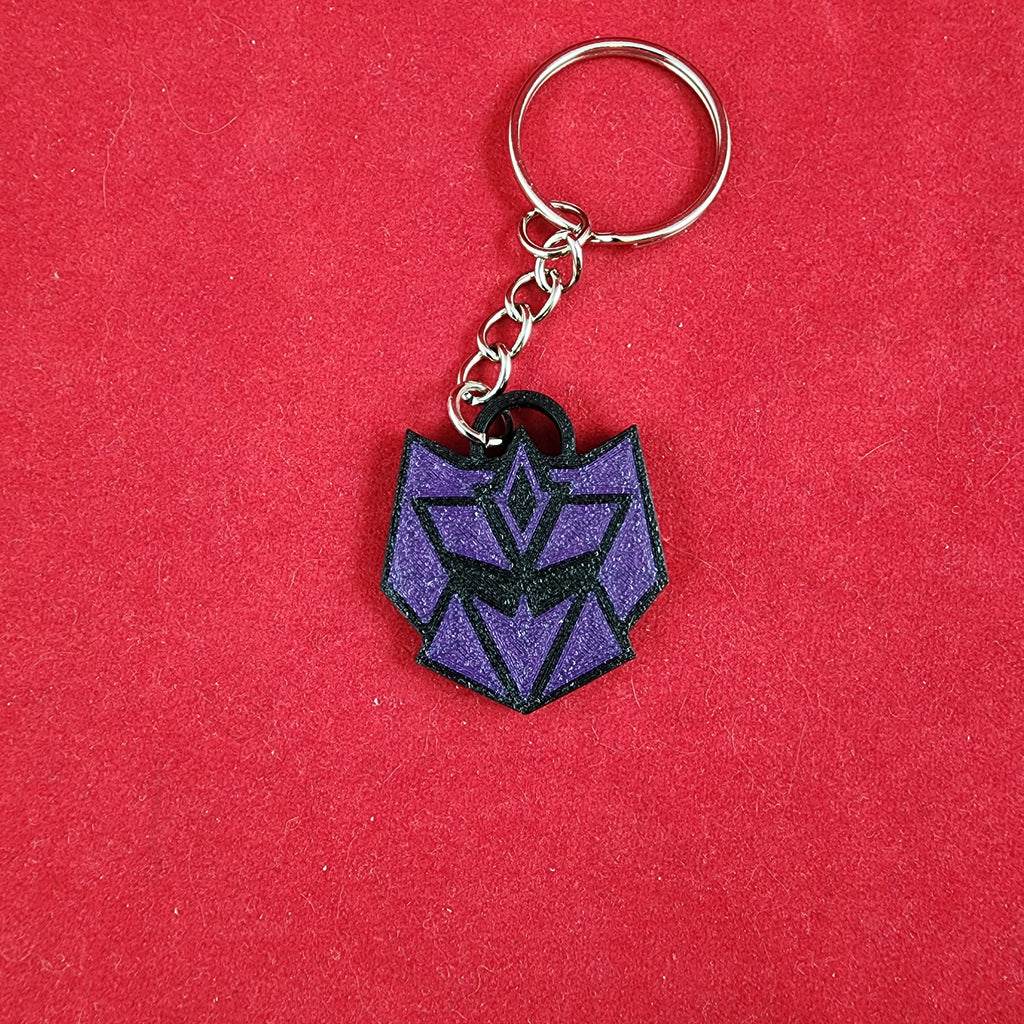 Robot Logo Keychain set of 6