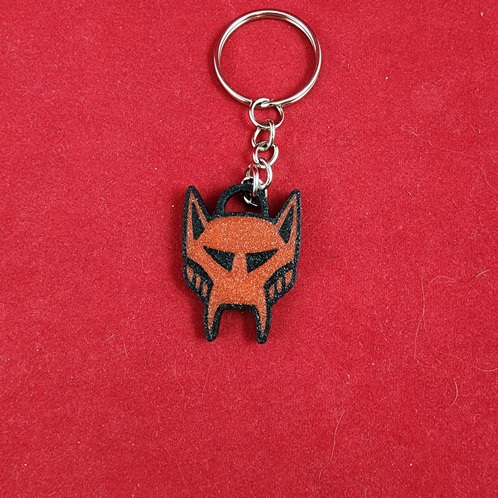 Robot Logo Keychain set of 6