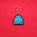 Durable Bio mask Keychains Blue Mask