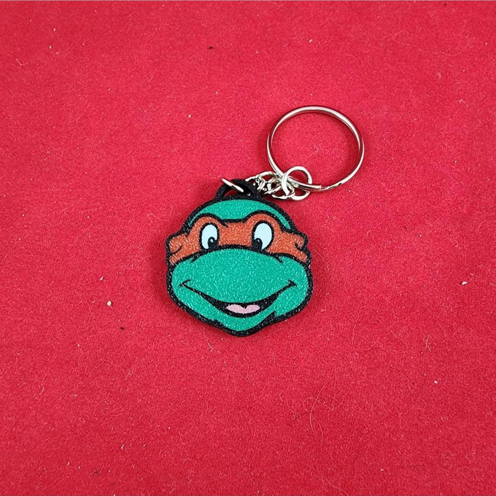 Durable Ninja Turtle keychains set of 4