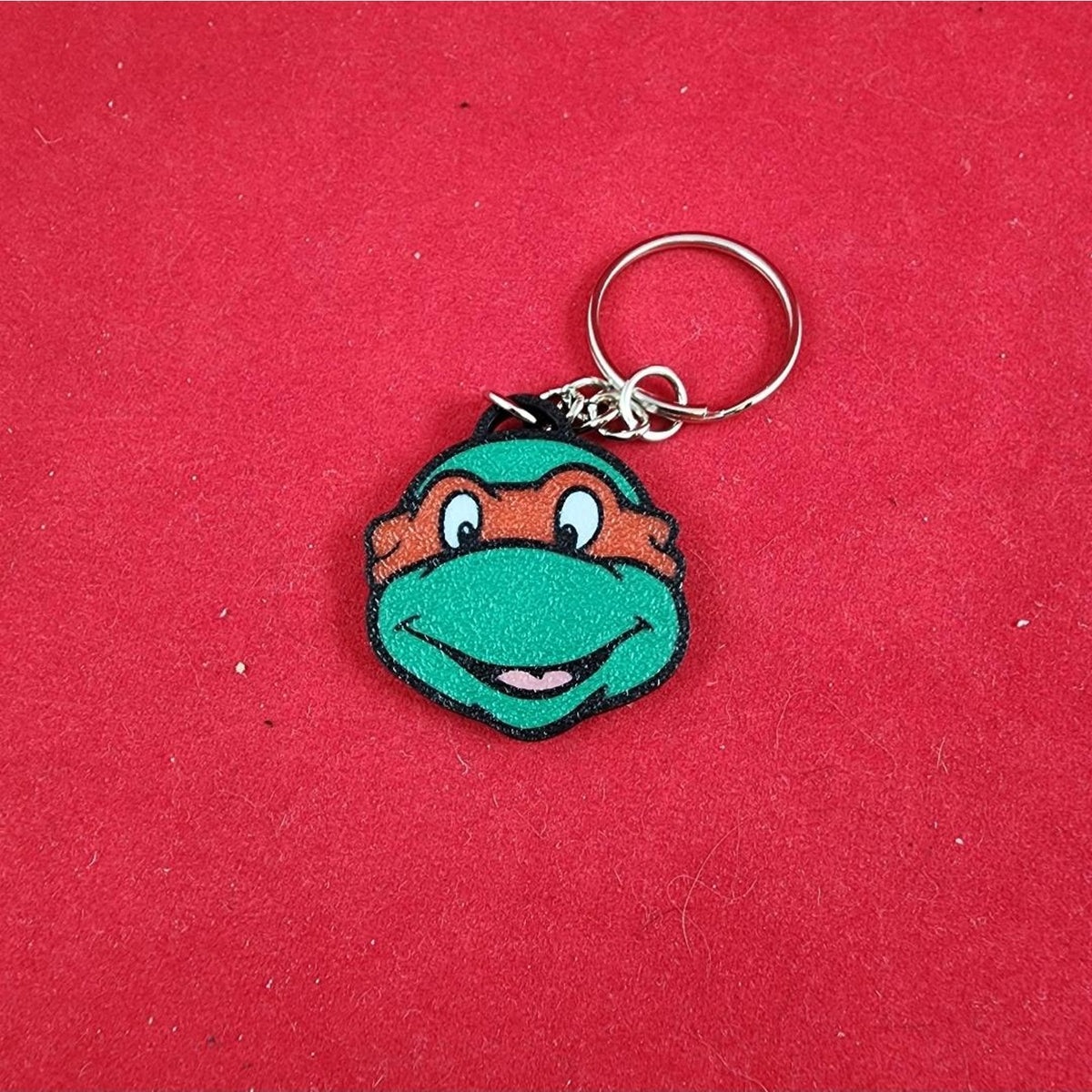 Durable Raphael Ninja Turtle keychain