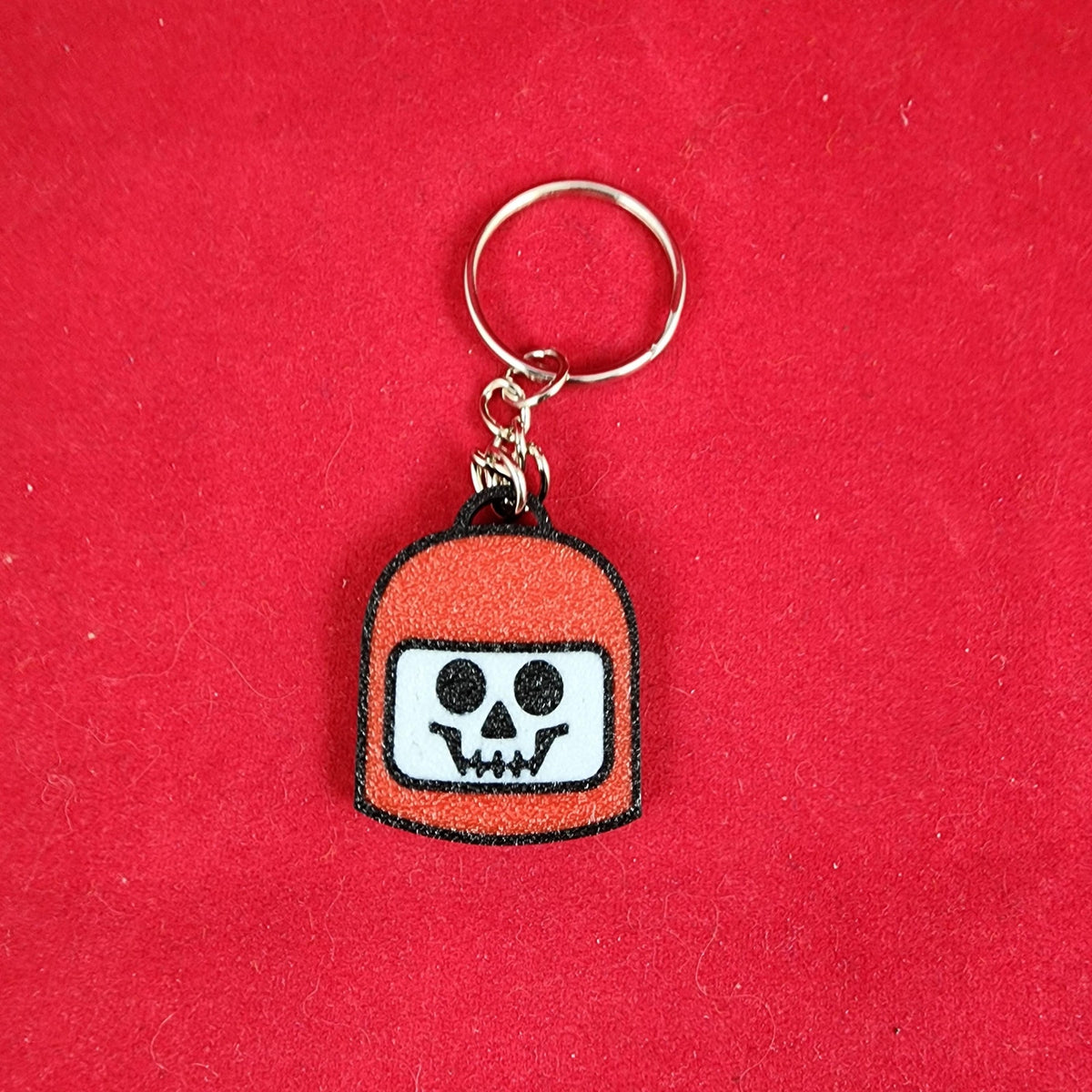Durable Skull Classic Space Face Keychain