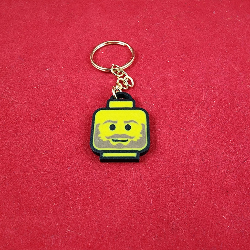 Durable Classic Face Keychains set of 6