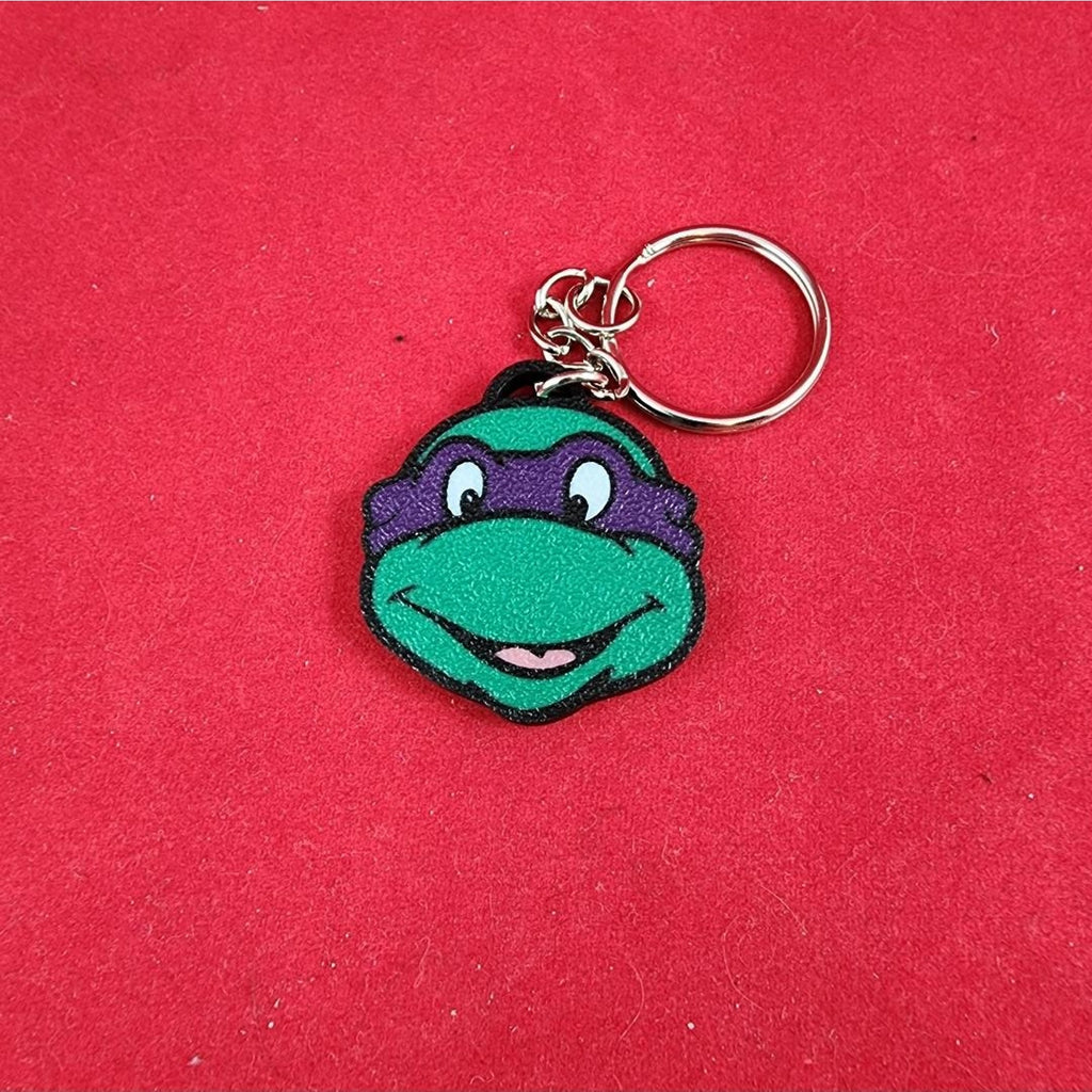 Durable Ninja Turtle keychains set of 4