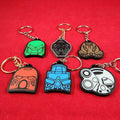 Durable Bio mask Keychains Set of 6