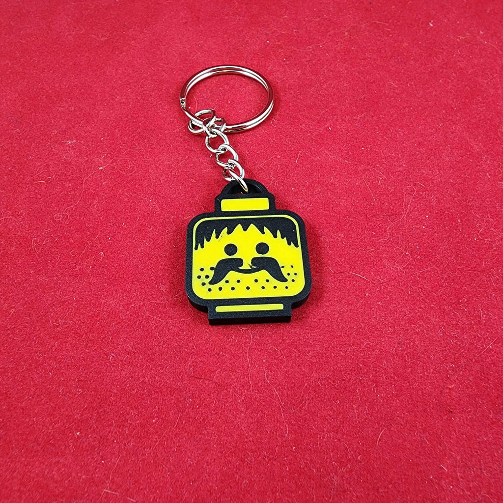 Durable Classic Face Keychains set of 6