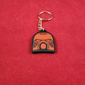 Durable Bio mask Keychains Red Mask