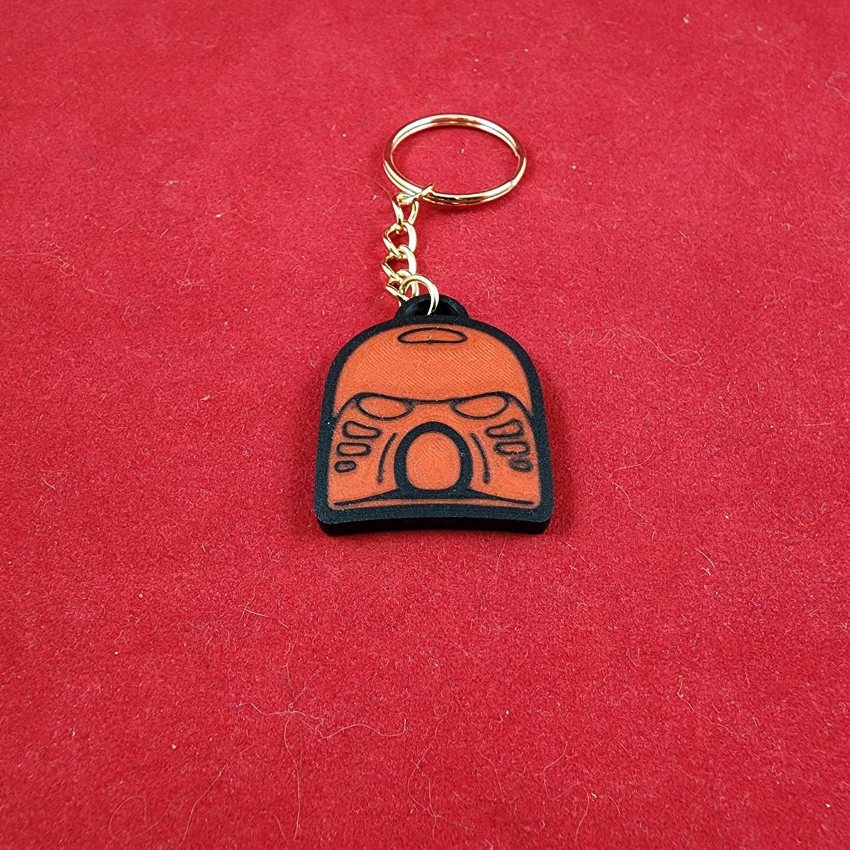 Durable Bio mask Keychains Set of 6