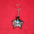 Durable Franky Straw Hat Crew Jolly Roger Keychain