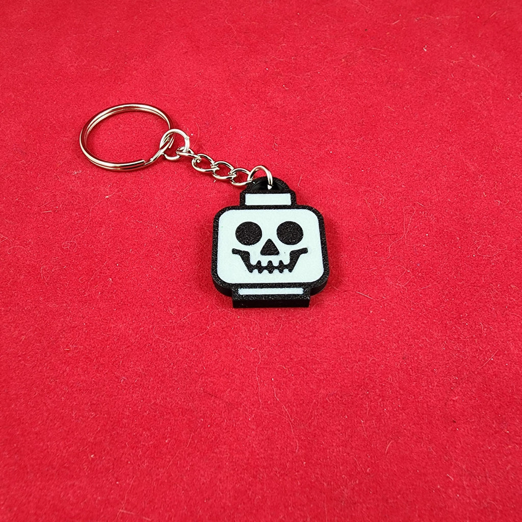 Durable Skeleton and Pirate Keychains set of 6