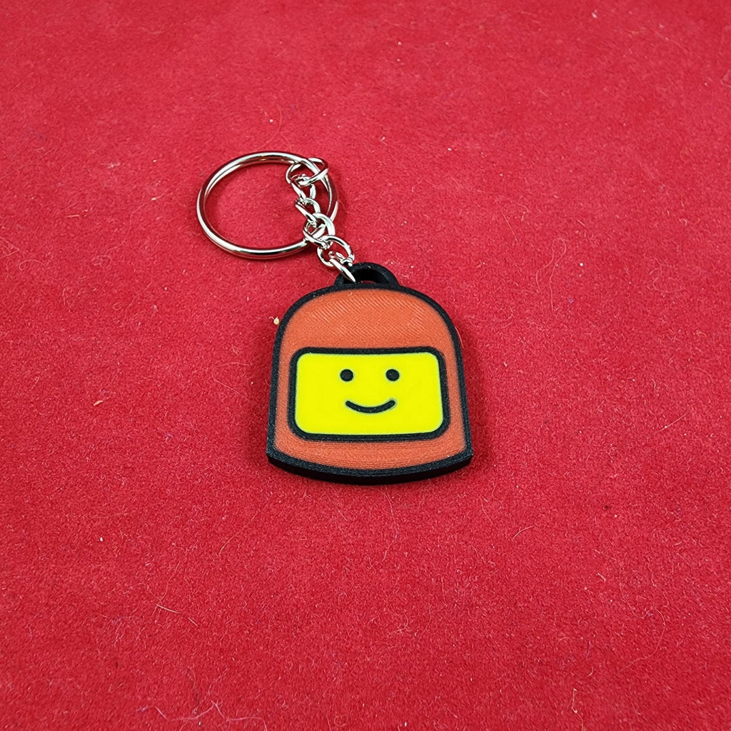 Durable Classic Space Face Keychain Set of 6