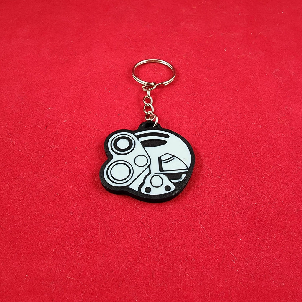 Durable Bio mask Keychains Set of 6