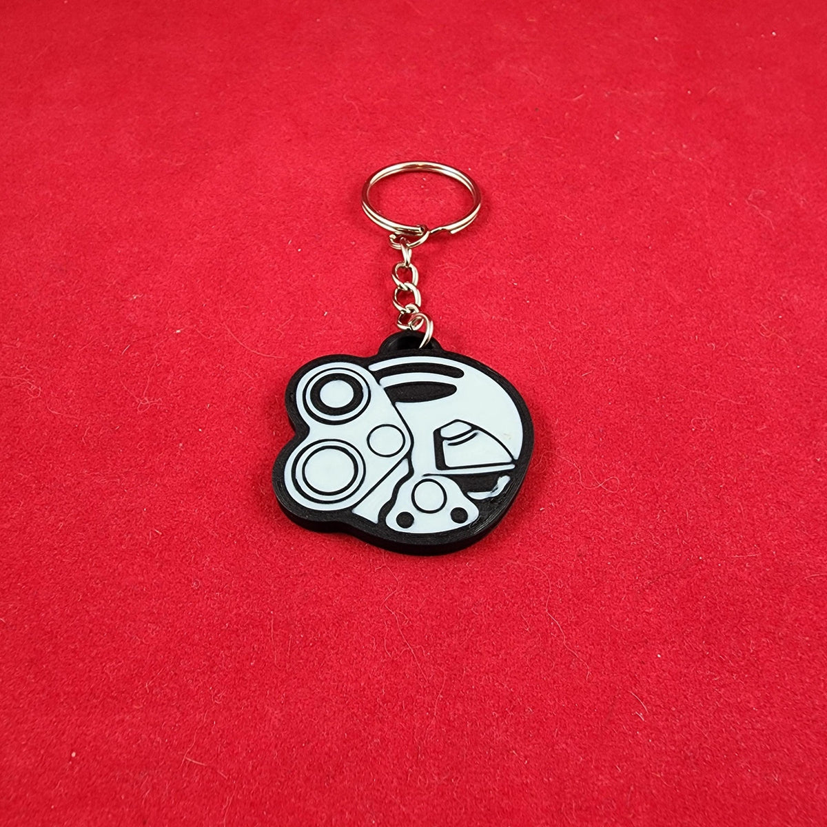 Durable Bio mask Keychains Set of 6