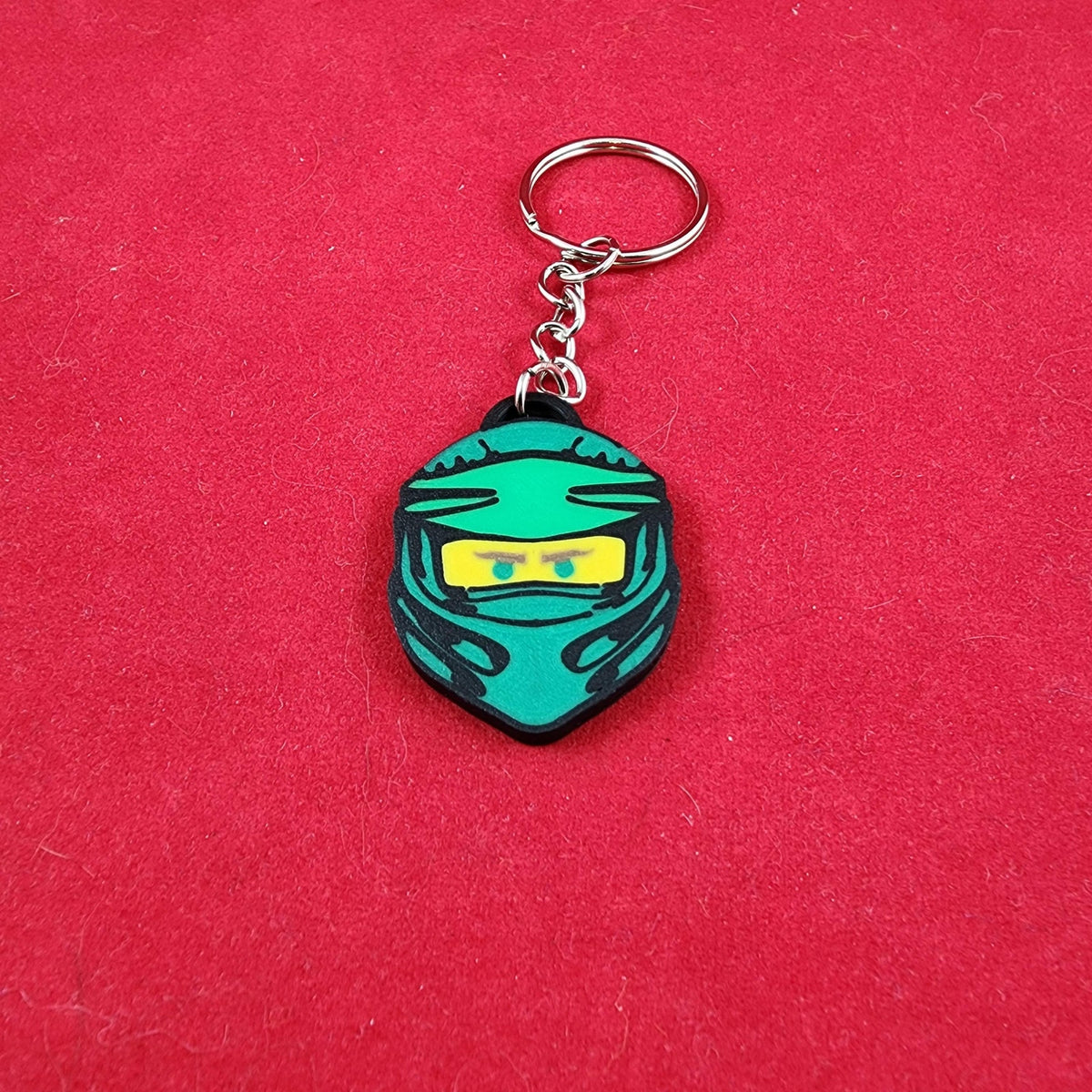 Durable Ninja head Keychains Set of 6