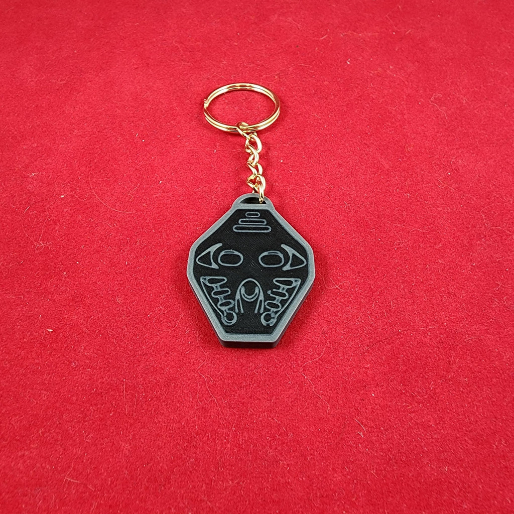 Durable Bio mask Keychains Set of 6