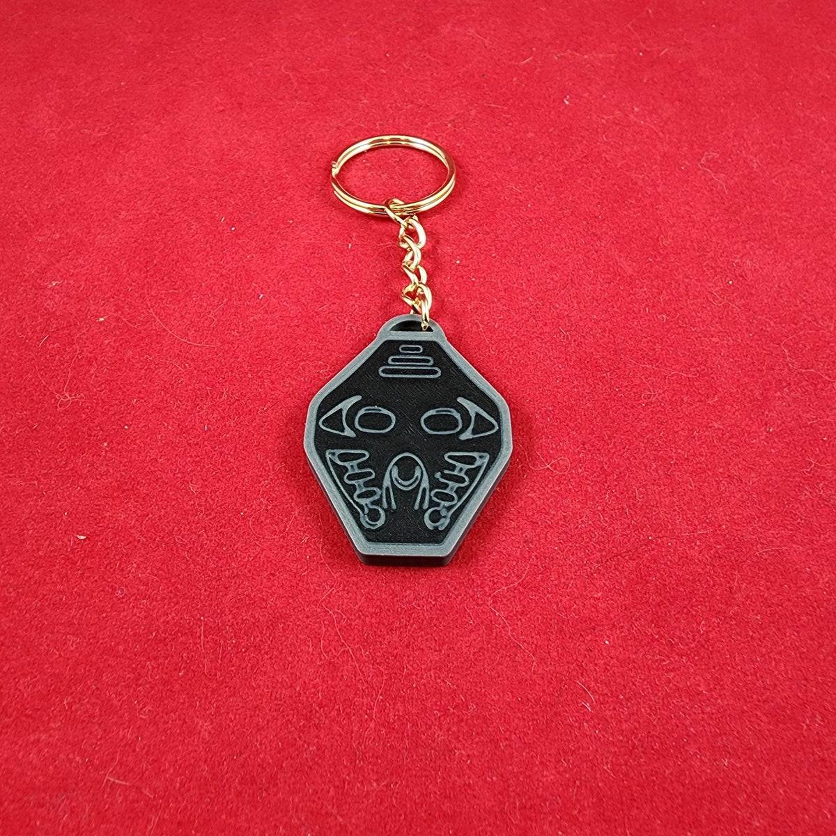 Durable Bio mask Keychains Set of 6
