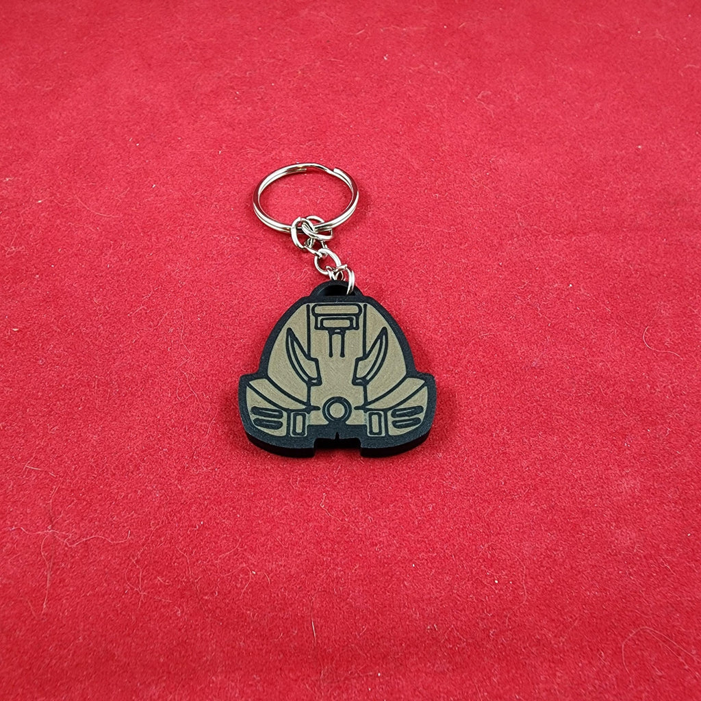 Durable Bio mask Keychains Set of 6