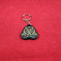 Durable Bio mask Keychains Brown Mask