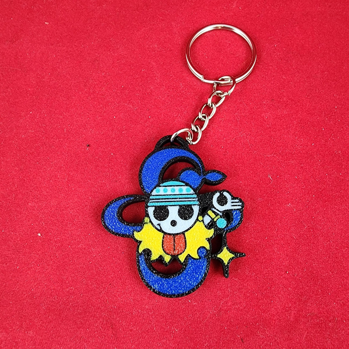Durable Roronors Nami Straw Hat Crew Jolly Roger Keychain