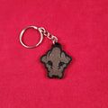 Durable Black and Orange Ninja Dragon Logo Keychain