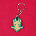 Durable Green Ninja Dragon Logo Keychain